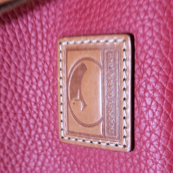 *Host Pick 4/20/25* Dooney & Bourke Kendall Leather Bucket/Crossbody Bag - Red - Picture 7 of 9